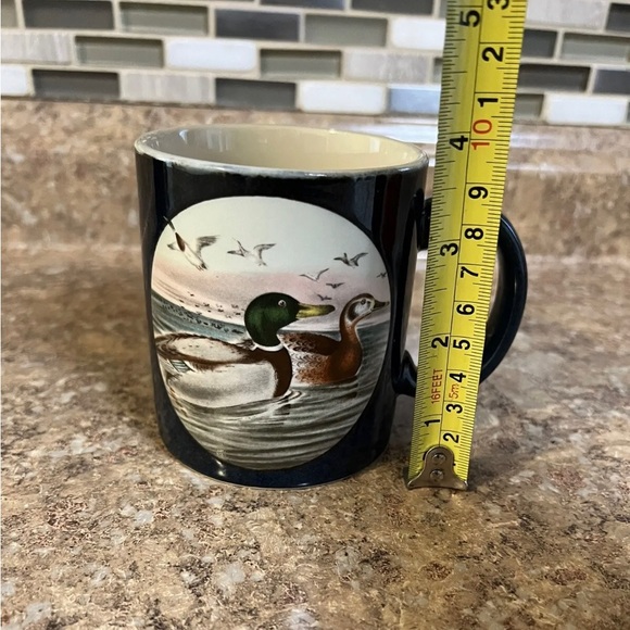Otagiri Japan Mallard Ducks Geese Hunting Cabin Lodge 10 Oz Mugs 1980’s Decor - Picture 11 of 11
